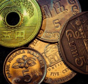five coins
