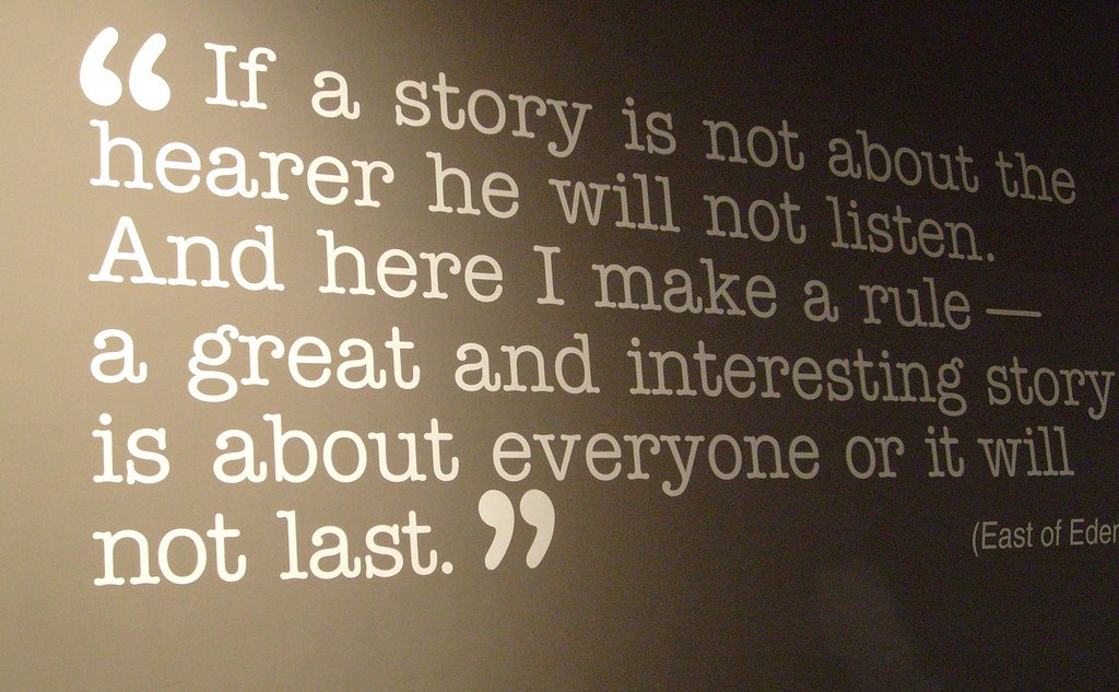 The power of story: photo by Jill Cardy